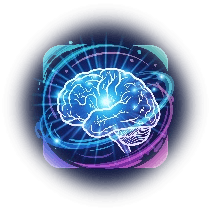 Colourful brain